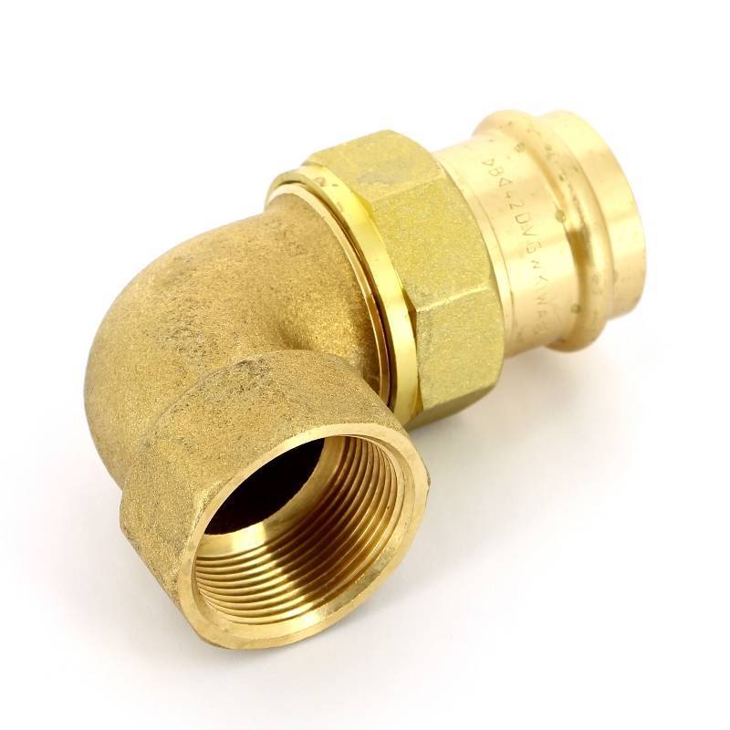 Угол пресс 90° разборный IBP B Press 42х1 1/2 ВР бронза P4096G04212000