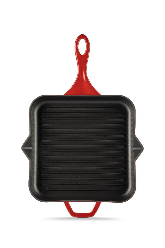 Сковорода-гриль квадратная Hascevher GTV 2828 Red 28х28 см A855528