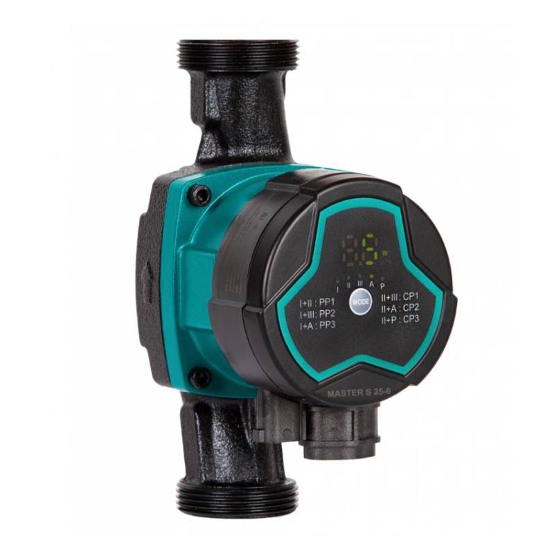 Насос циркуляционный энергосберегающий Shinhoo MASTER S 25-7.5 с гайками 71111004