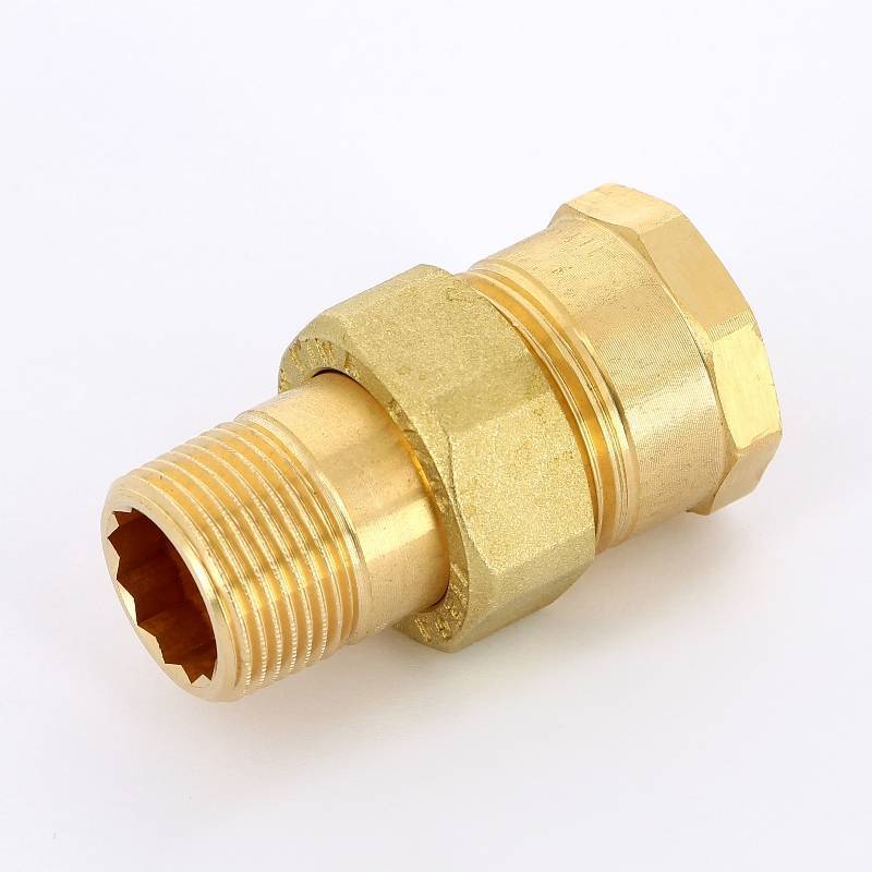 Разъемное соединение Viega 3340 бронза НВ 3/4 дюйма с плоским уплотнением 271367