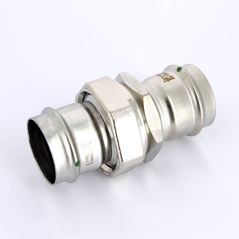 Разъемное соединение Viega Sanpress Inox 2363 пресс-пресс с плоской прокладкой 54 мм 437442