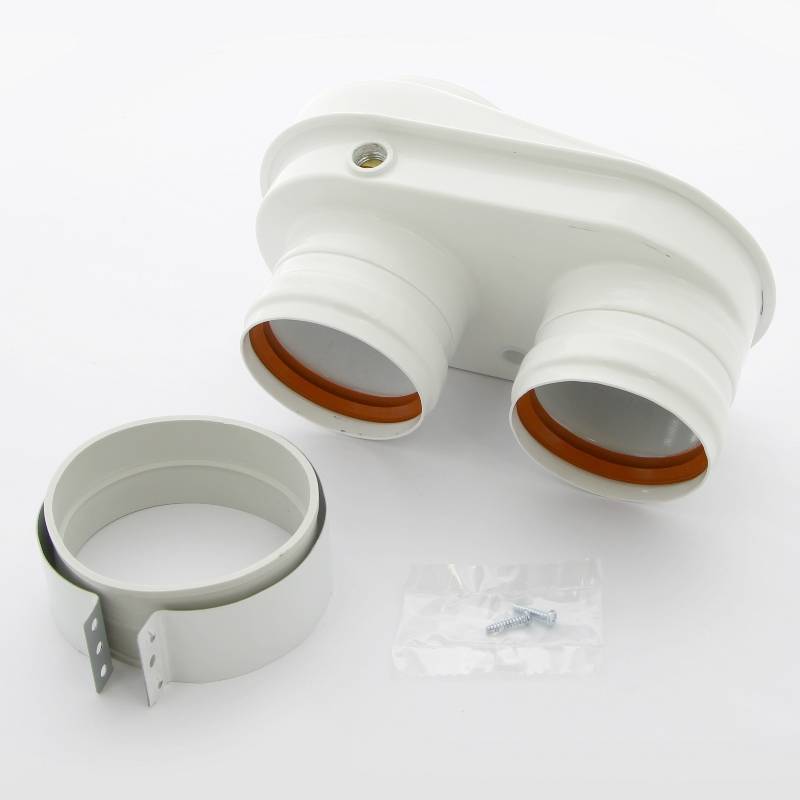 Адаптер Baxi для подключения раздельных труб 80/80 мм 7108183