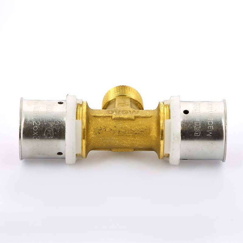 Тройник пресс с наружной резьбой Uni-Fitt 26х1/2х26 708G8280