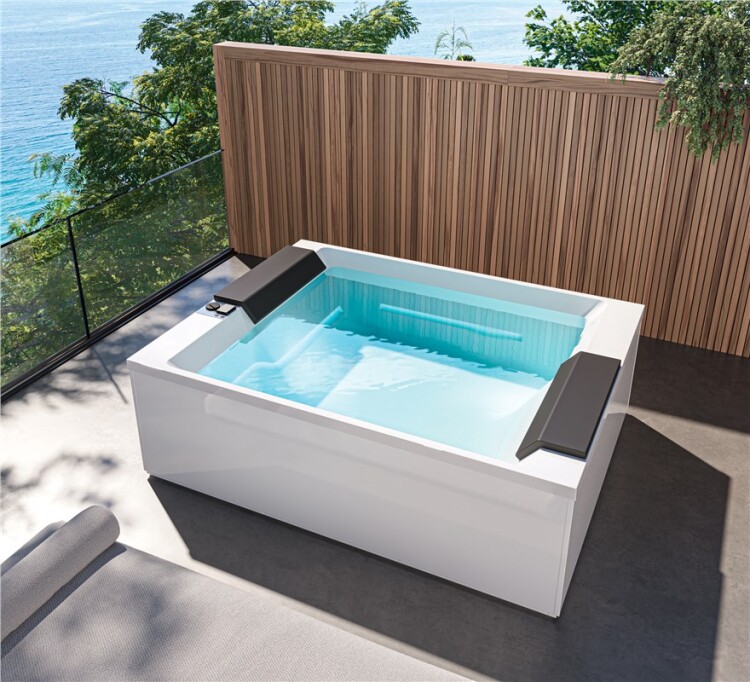 Минибассейн Treesse Soul Spa 1950x1500x700 мм белый V482BXBNS220O