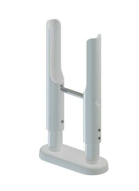 Кронштейн напольный регулируемый Hoger для 3-трубчатых радиаторов TNK03W RAL 9016