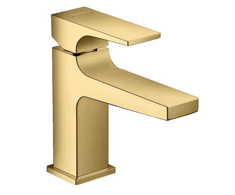 Смеситель для раковины Hansgrohe Metropol 100 полированное золото 32500990