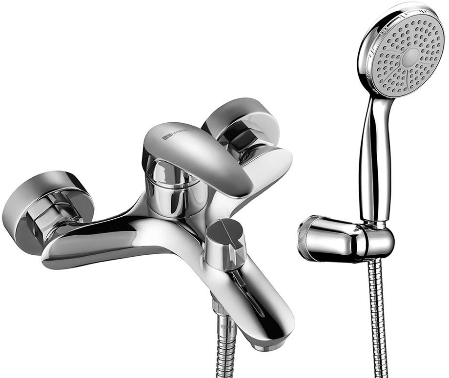 Смеситель для ванны Lemark Linara с коротким изливом хром LM0414C