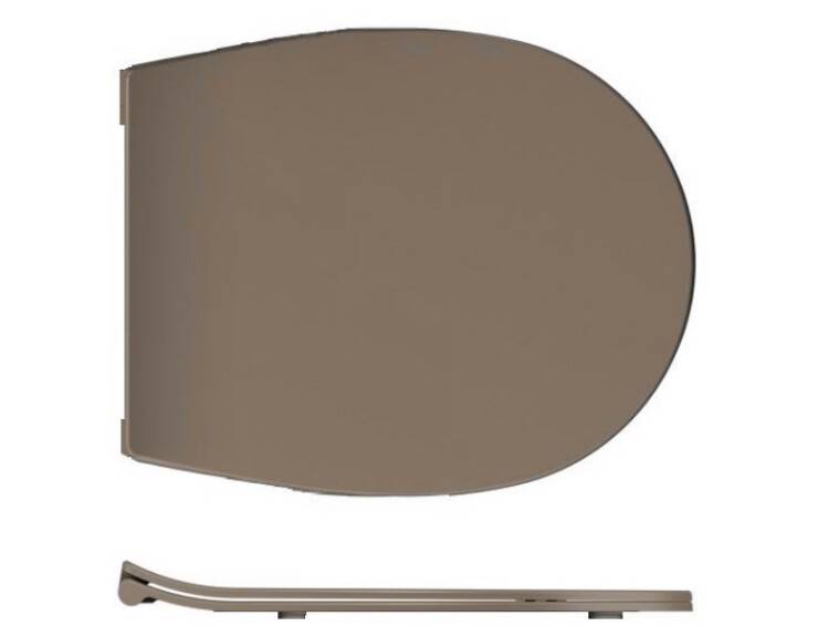 Сиденье для унитаза ISVEA Sentimenti Neo микролифт коричневый матовый 40D40531IS