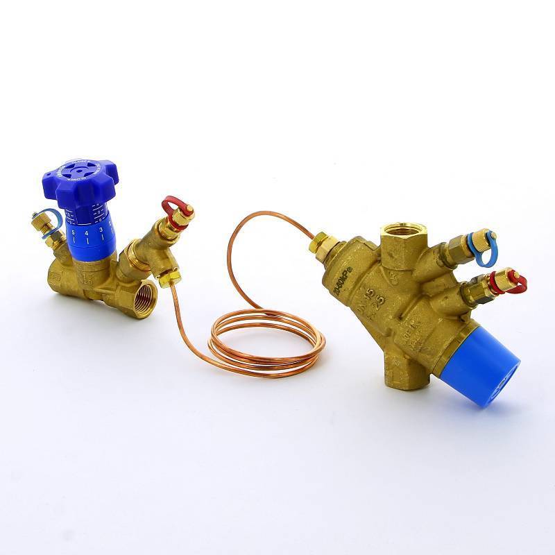 Комплект регулятора перепада давления CIM 767 и балансировочного клапана Cimberio 1/2 HIGH Dp CIM 767H787ODP 12