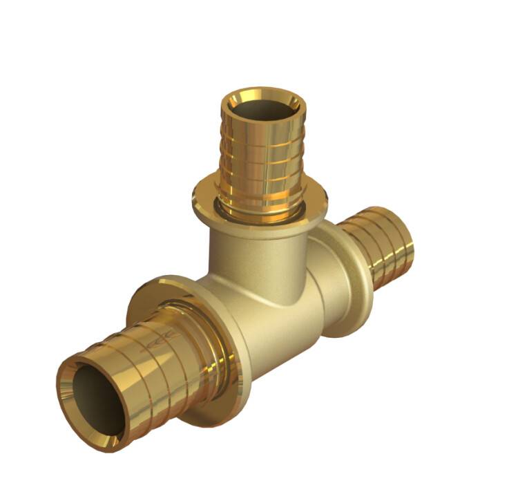 Тройник редукционный Elsen Monolit 25-25-16 мм латунь EFA31252516B