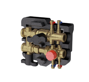 Комплект для фанкойлов Giacomini R280KC DN15 1-1/2 UNS-M x 1 M PN25 R280KCY001