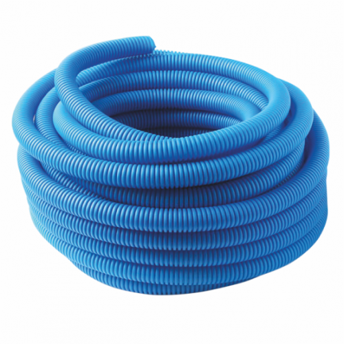 Гофротруба защитная Högert Technik Premium 21/25 мм синяя бухта 50 м GT12005