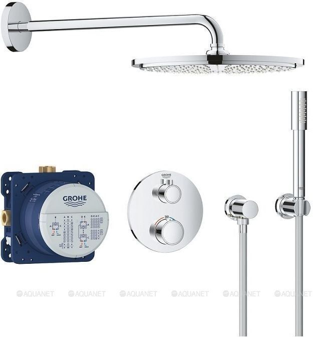 Душевой набор GROHE Grohtherm с верхним душем Rainshower Cosmopolitan 310 34731000