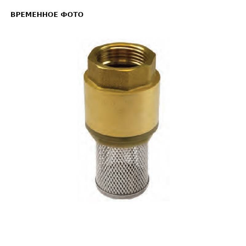 Клапан обратный General Fittings 3/4 пружинный с фильтр-сеткой 3500037