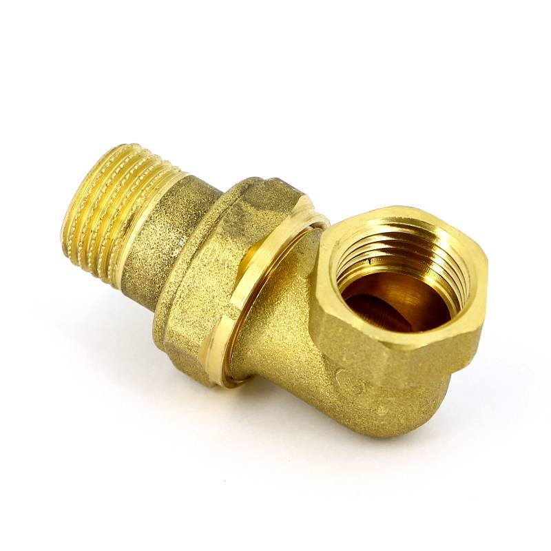 Разъемное соединение НВ Uni-Fitt 1/2 угловое с плоской прокладкой 652G2000