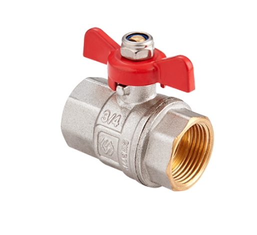 Кран шаровой HOGART Premium 1/2 ВВ PN 40 ручка-бабочка HOGBV91304