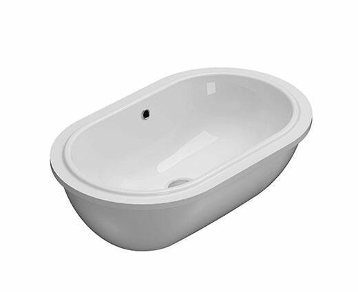 Раковина накладная Globo FORTY3 600х370х200 мм белая SC043BI