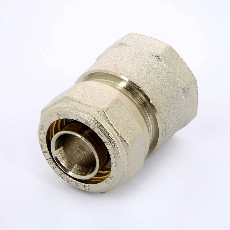 Муфта обжимная никелированная Uni-Fitt 26x1 ВР 661N8400