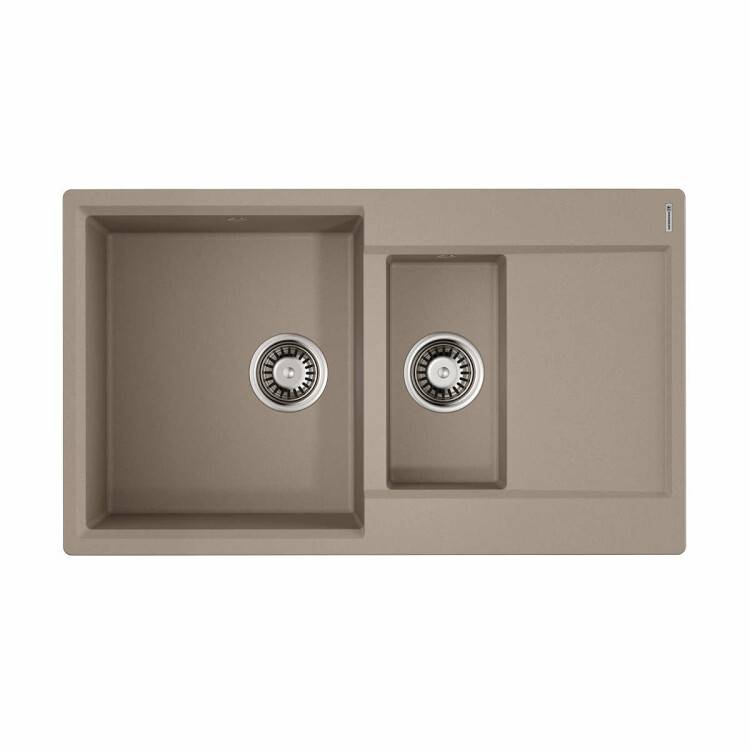 Кухонная мойка OMOIKIRI Daisen 86-2 бежевый 4993478