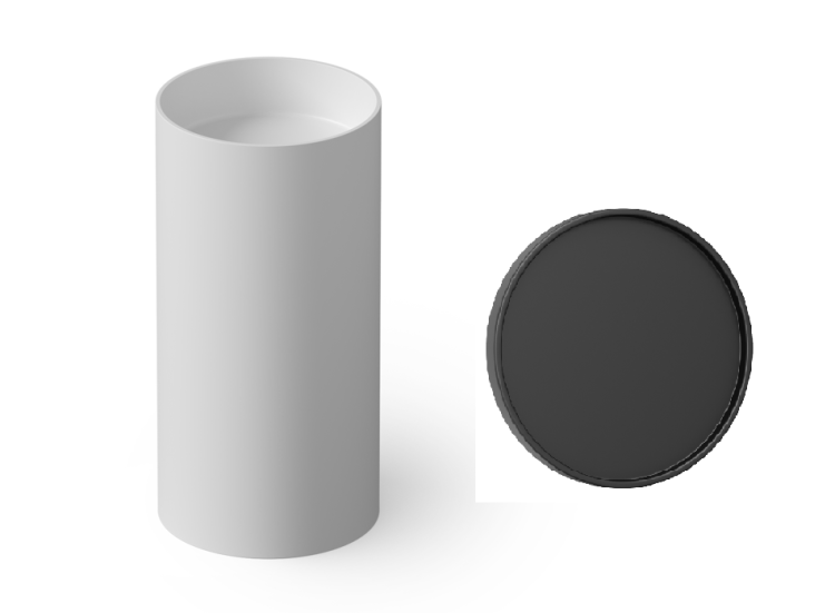 Раковина напольная DEA Design Pedestal Basin 400x420x820 мм черная матовая DD201245016