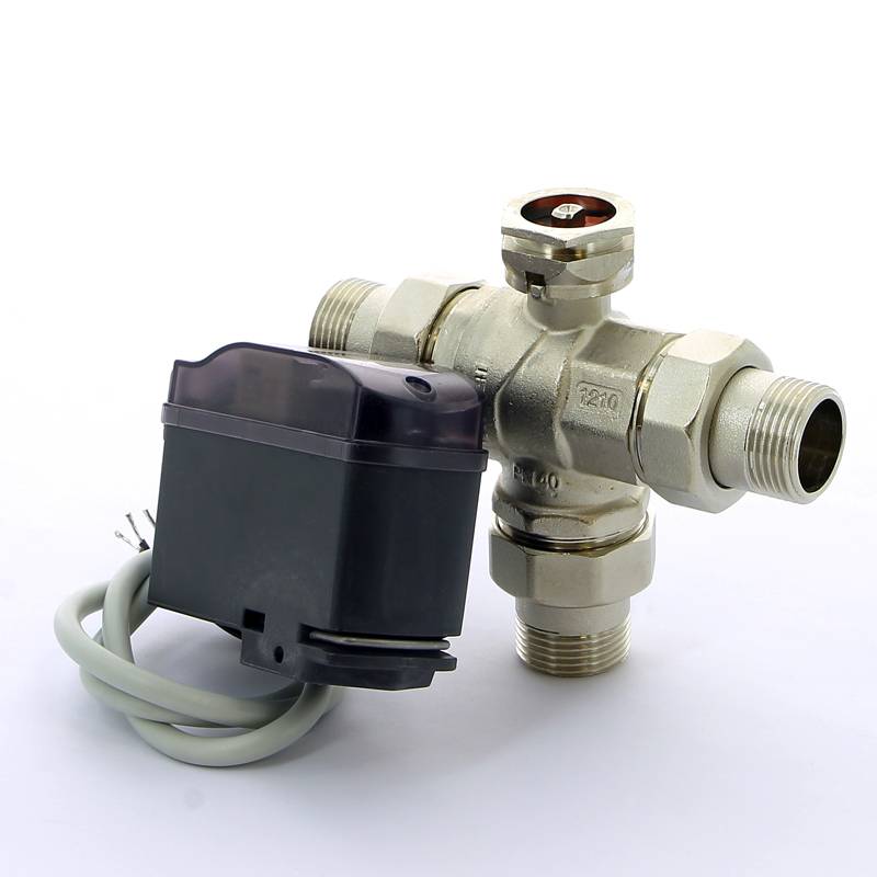 Кран шаровой трехходовой Emmeti MODULO COMPACT с сервоприводом 1 НН 01425810