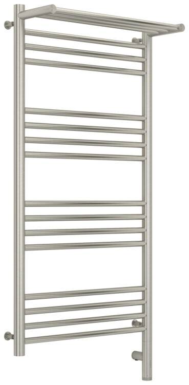 Полотенцесушитель электрический Сунержа Богема 3.0 с 1 полкой 500x1000 мм МЭМ нижнее справа сатин 07158071050