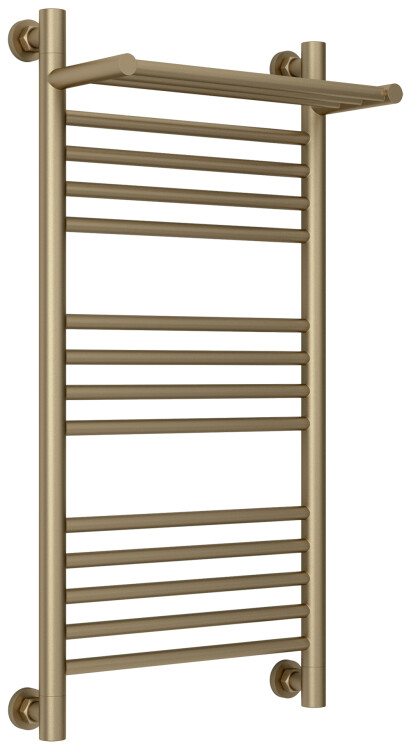 Полотенцесушитель водяной Сунержа Богема с 1 полкой 400х800 мм золотой шёлк 32-0223-8040