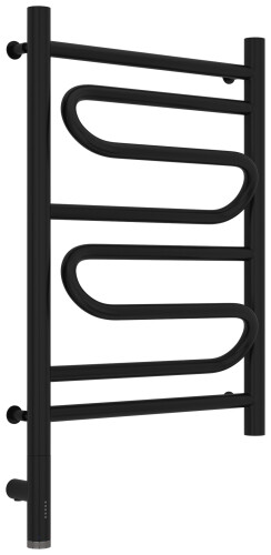 Полотенцесушитель электрический Сунержа Элегия 3.0 724x432 мм левый чёрный матовый 31-5818-6040