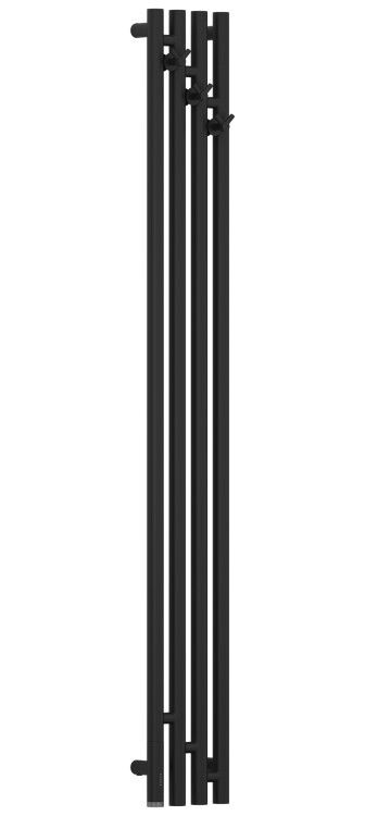 Полотенцесушитель, Сунержа, Кантата 3,1, шгв 191-105-1500, слева, МЭМ, цвет-чёрный матовый