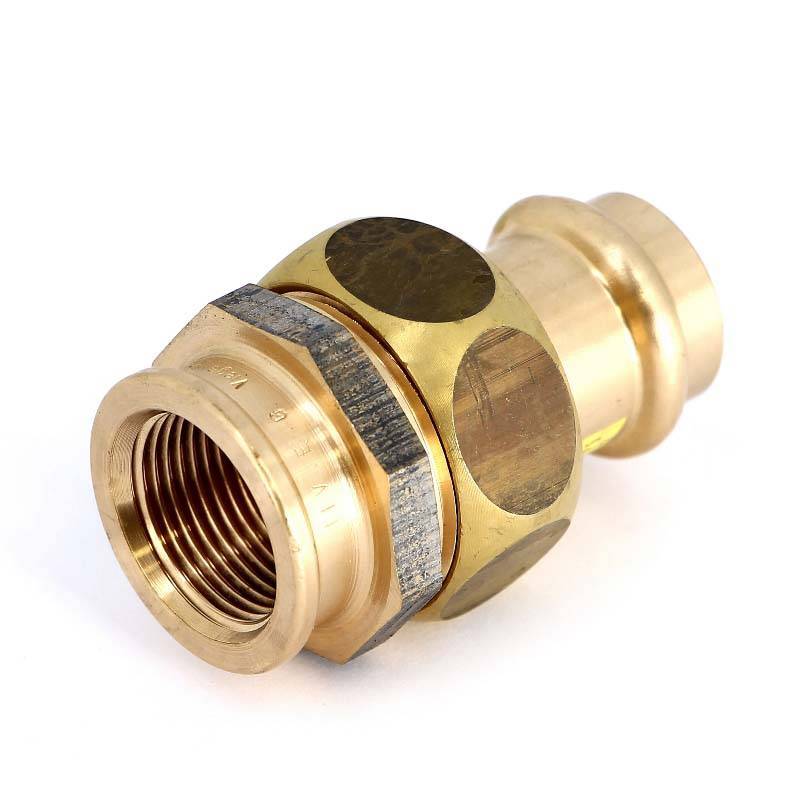 Муфта разъемная Viega Profipress G 22х3/4 пресс-В с плоским уплотнением 379346