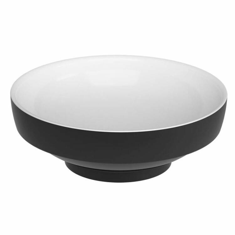 Раковина-чаша VitrA Water Jewels 400х400х140 мм черно-белая 4334B0971747