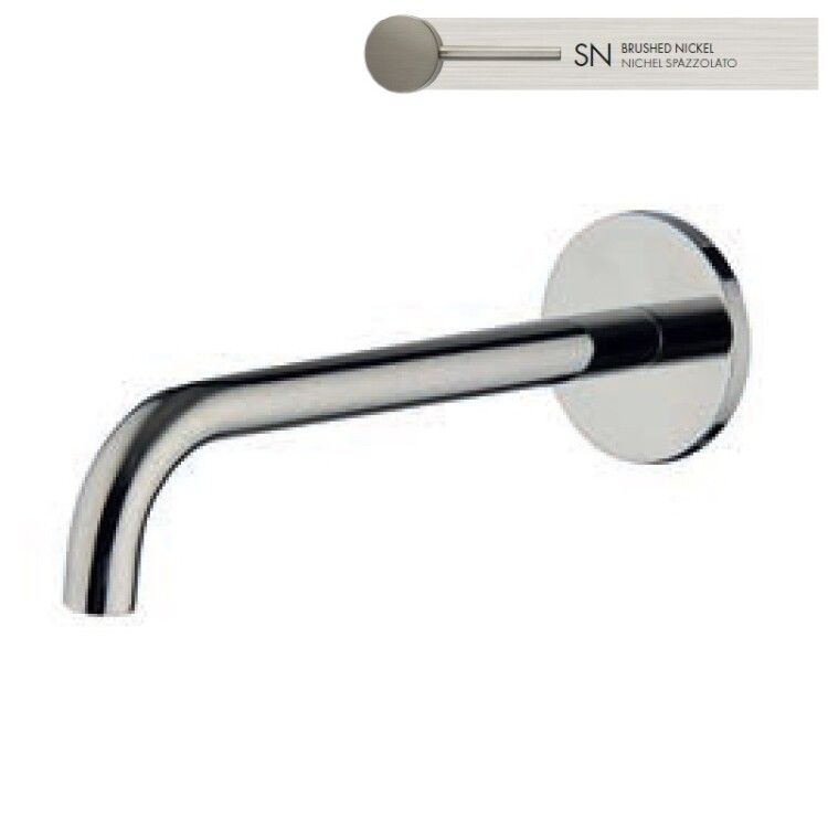 Излив настенный Fima Carlo Frattini So Brushed Nickel F28482SN