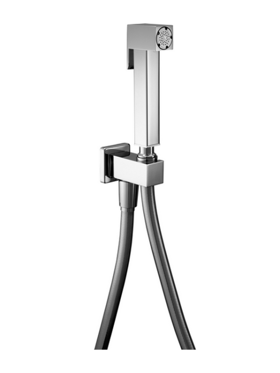 Гигиенический душ Cisal Idroscopini со шлангом и держателем хром CU00791021