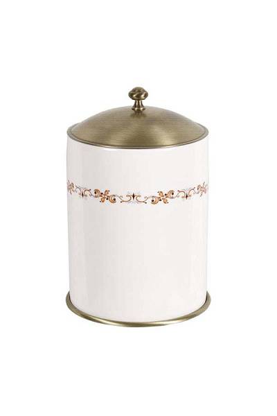 Ведро мусорное Boheme Provanse круглое напольное бронза 10808