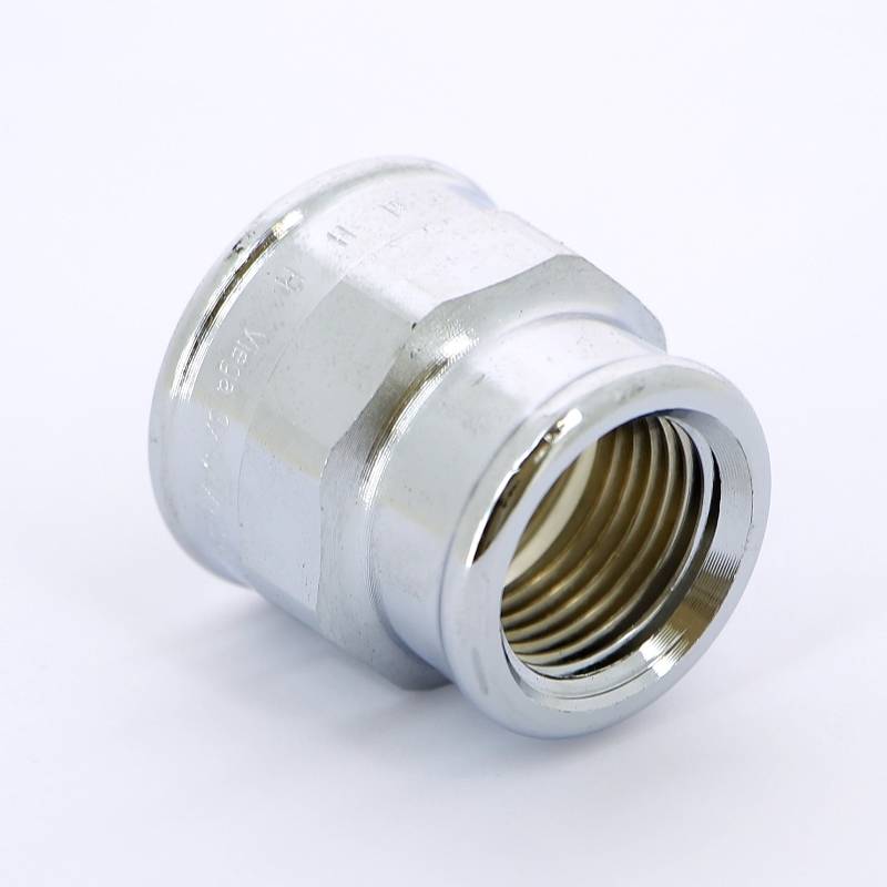 Муфта ВВ переходная Viega 3240 3/4x1/2 бронза хромированная 447823