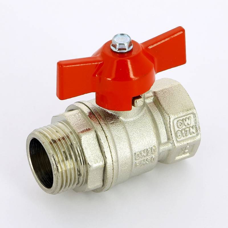 Кран шаровой Uni-Fitt VIVO 3/4 НВ бабочка 101T3000