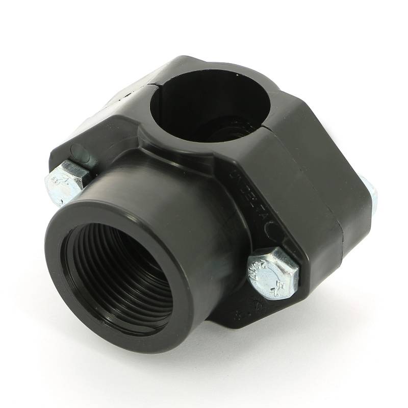 Седловая врезка Unidelta 32х1 2 болта для труб ПНД 1019032004