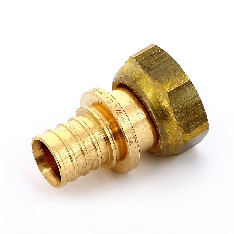 Муфта с накидной гайкой Rehau Rautitan RX 20х3/4 бронза 366078