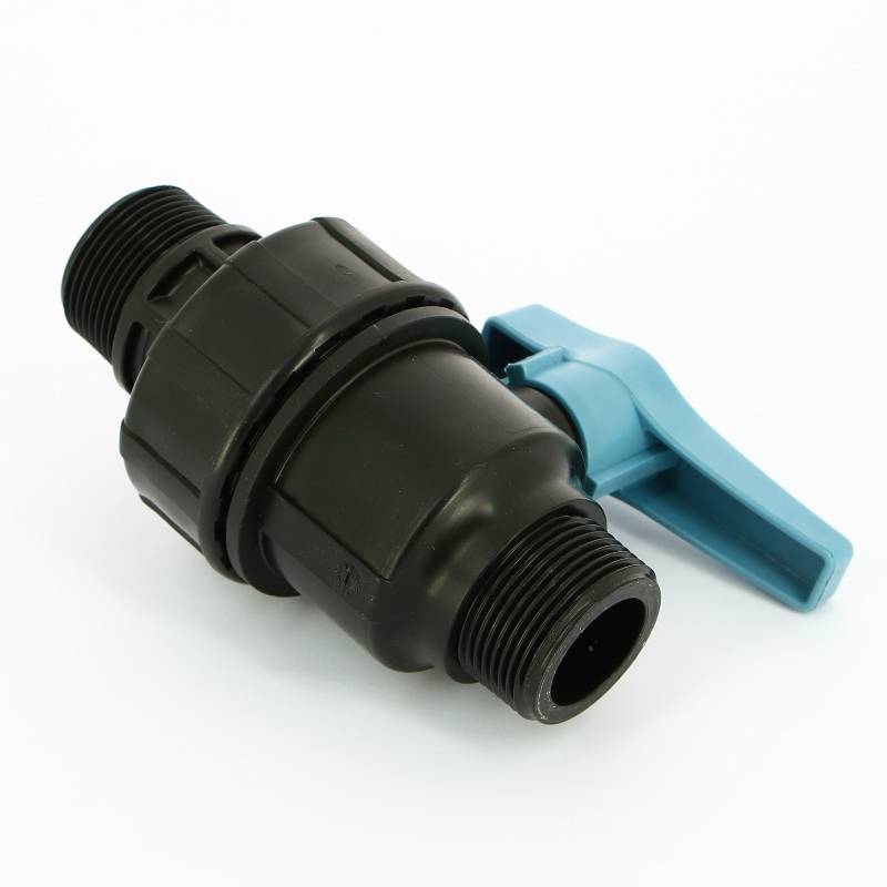 Кран для труб ПНД Unidelta 1 1/4 НН полипропилен PP-B 1074005005001