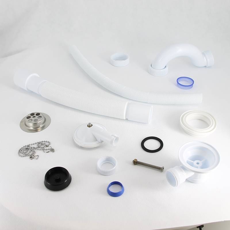 Слив-перелив для ванны Wirquin Мини Элит 1 1/2 x 40 мм с пробкой на цепочке L500 мм 30980654