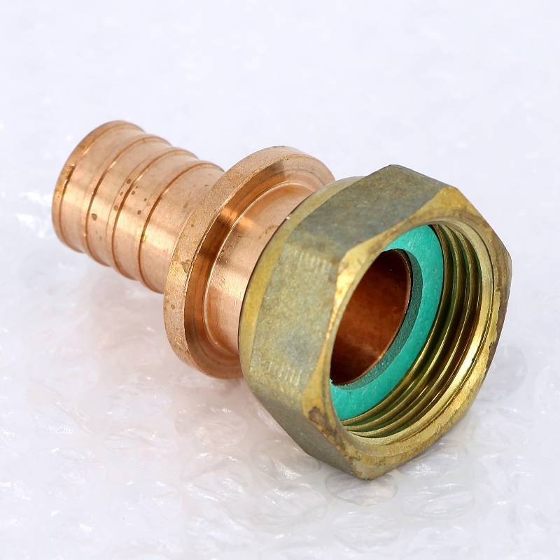 Муфта с накидной гайкой Rehau Rautitan RX+ 25х1 бронза 456340