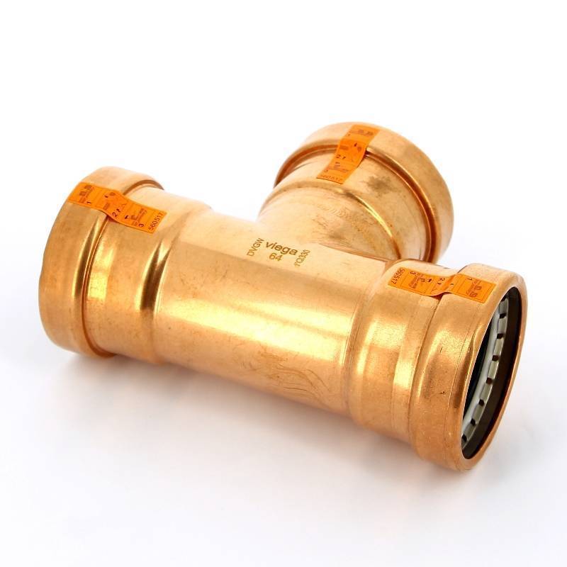 Тройник пресс медный Viega Profipress XL 64 мм 577728