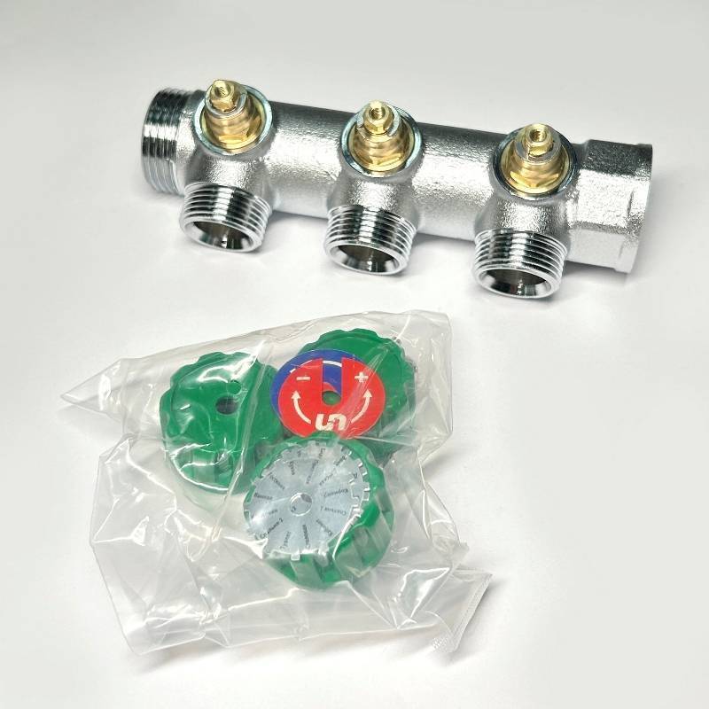 Коллектор регулирующий FAR 3 выхода 1 x 3/4 HP-BP Евроконус 45 мм 414C4330