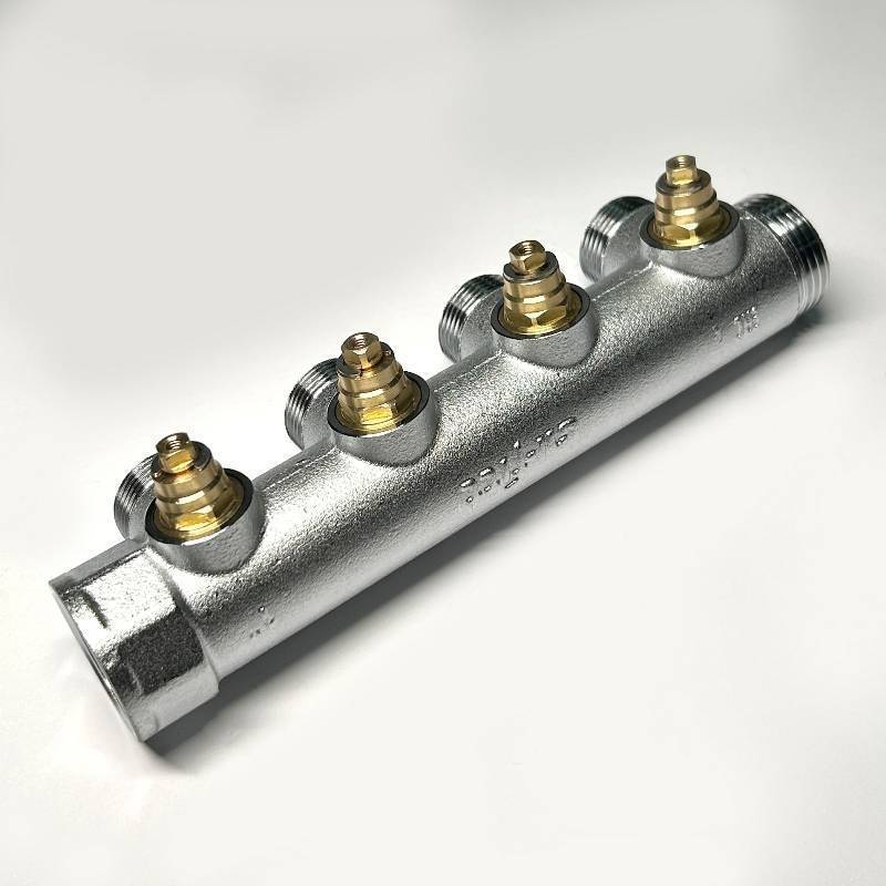 Коллектор регулирующий FAR 4 выхода 1 x 3/4 HP-BP Евроконус 45 мм 414C4340