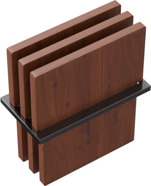 Держатель для досок OMOIKIRI FP-04 вороненая сталь 4999114