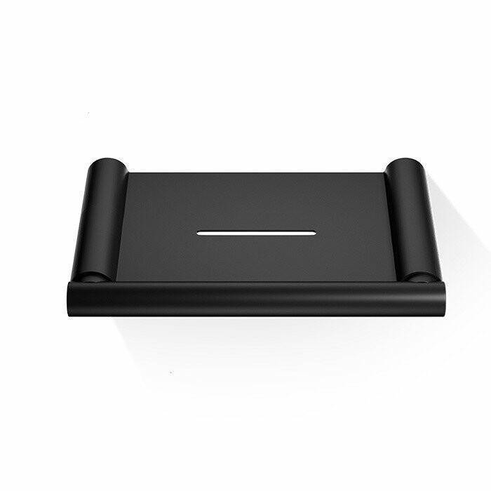 Мыльница Decor Walther Mikado 120х85х12 мм черный матовый Nero Opaco 0521660