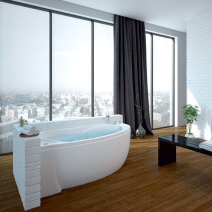 Ванна акриловая Aquatek Бетта 150 левая без экрана BET150-0000076