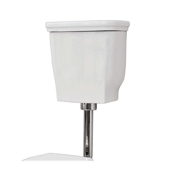 Сливной бачок Artceram Hermitage 420x210x410 мм белый HEC0060100