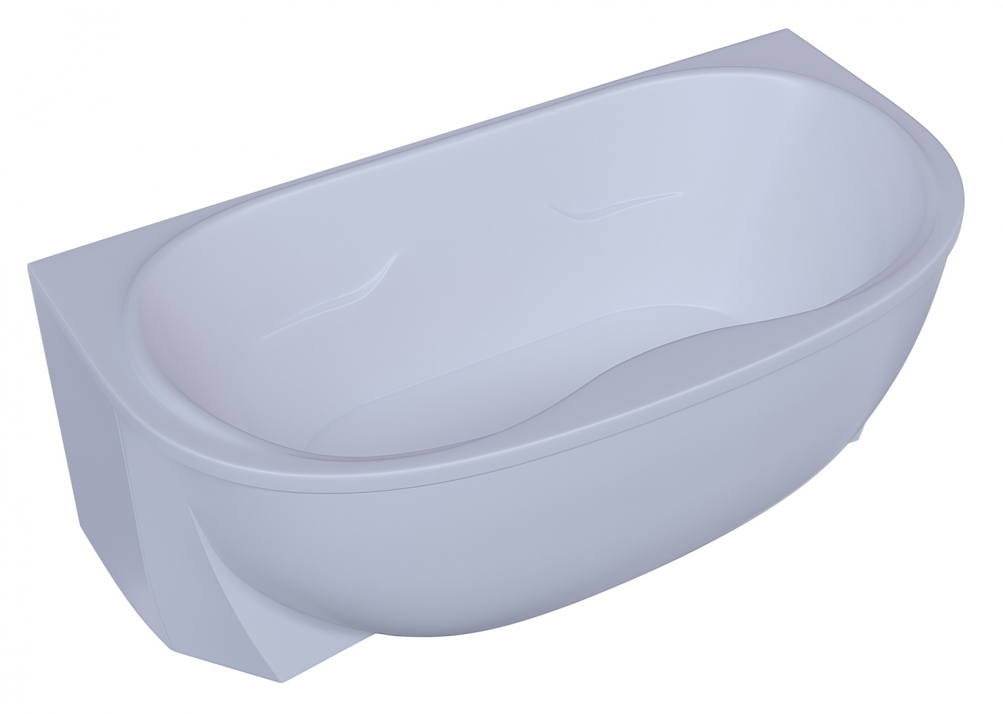 Ванна акриловая 1Marka Melissa 180x80 см с фронтальным и боковыми экранами MEL180-0000011