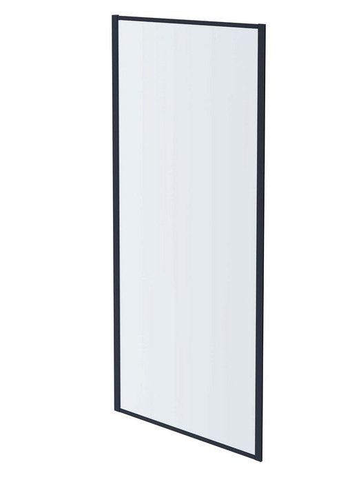 Душевая стенка Aquanet Aria неподвижная 900x2000 мм оружейная сталь прозрачное стекло AQ ARI WA 09020GM